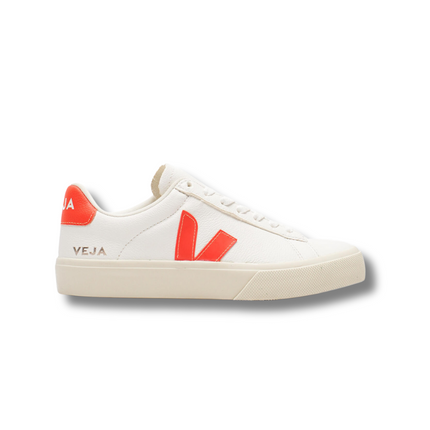 VEJA Campo - White Orange Fluo