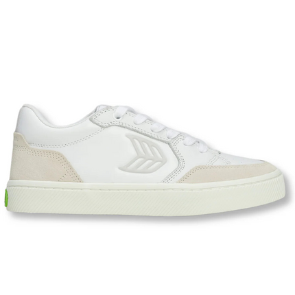 Cariuma Vallely White Vintage Leather Men's Lifestyle Shoes