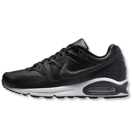 Nike Air Max Command Leather Black Anthracite Men's Lifestyle Sneakers Side View