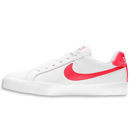 Nike Court Royale AC White Red Women's Lifestyle Shoes Side View