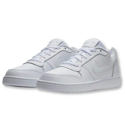 Nike Ebernon Low Triple White Men's Lifestyle Sneakers Side Angle