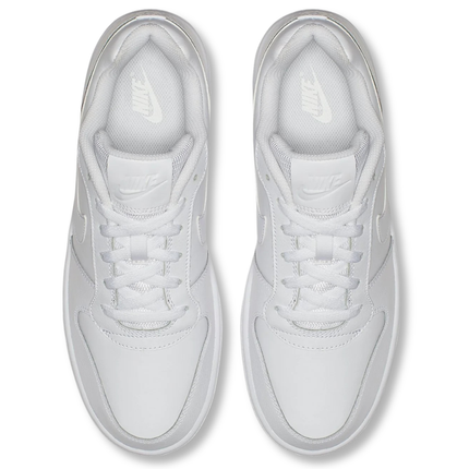 Nike Ebernon Low Triple White Men's Lifestyle Sneakers Top View