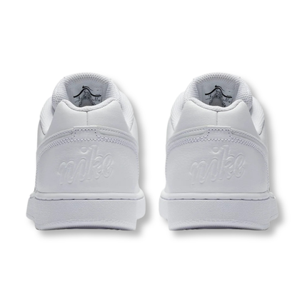 Nike Ebernon Low Triple White Men's Lifestyle Sneakers Heel Details