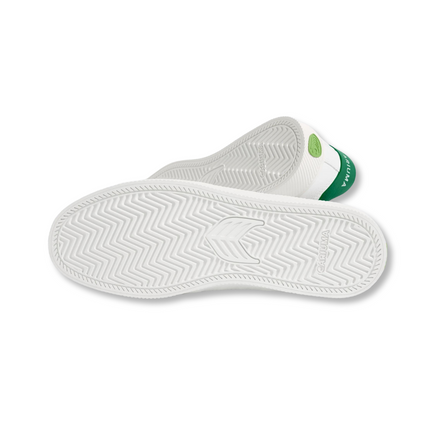 Cariuma Salvas Premium Leather - White Ice Green