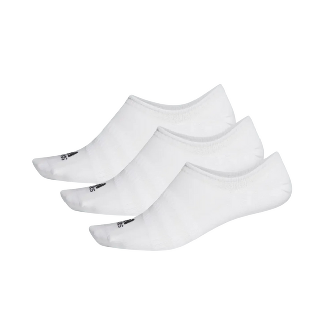 Adidas Light No-Show Socks 3 Pairs White