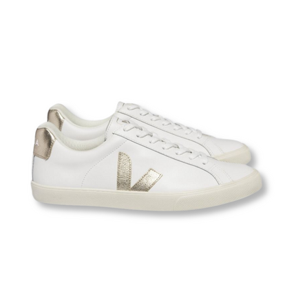 Veja Esplar Logo Leather Extra White / Platine