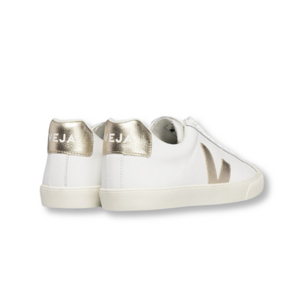 Veja Esplar Logo Leather Extra White / Platine