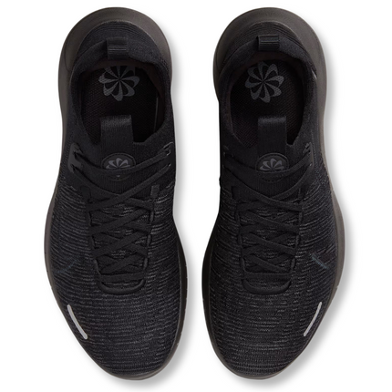 Nike Free RN Next Nature Black Anthracite Men's Running Sneakers Top View