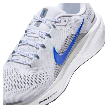 Nike Air Zoom Pegasus 41 White Ranger Blue Men's Running Sneakers Side Details