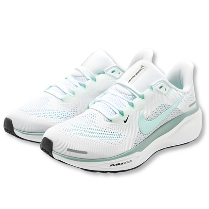 Nike Air Zoom Pegasus 41 White Mint Foam Women's Running Sneakers Side Angle