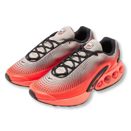 Nike Air Max DN SE College Grey Bright Crimson Men's Lifestyle Sneakers Side Angle