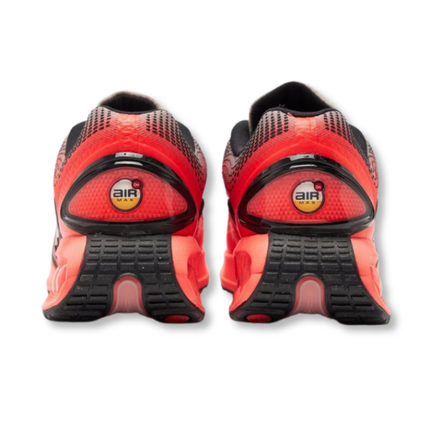 Nike Air Max DN SE College Grey Bright Crimson Men's Lifestyle Sneakers Heel Details