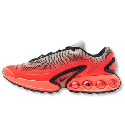 Nike Air Max DN SE College Grey Bright Crimson Men's Lifestyle Sneakers Side View