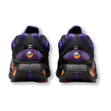 Nike Air Max DN SE Medium Violet/Total Orange Men's Lifestyle Sneakers Heel Details