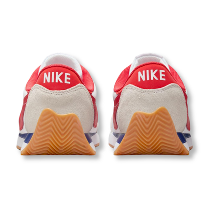 Nike Pacific White Light Crimson Men's Lifestyle Sneakers Heel Details