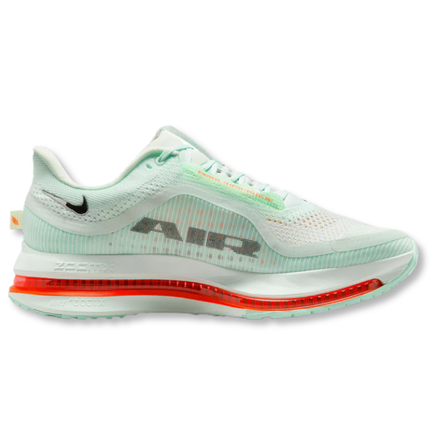 Nike Pegasus Premium Barely Green Bright Crimson Men's Running Shoes Side View