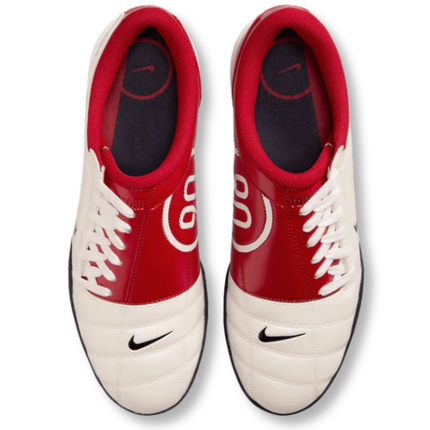 Nike Total 90 White/Gym Red Men's Lifestyle Sneakers Top View