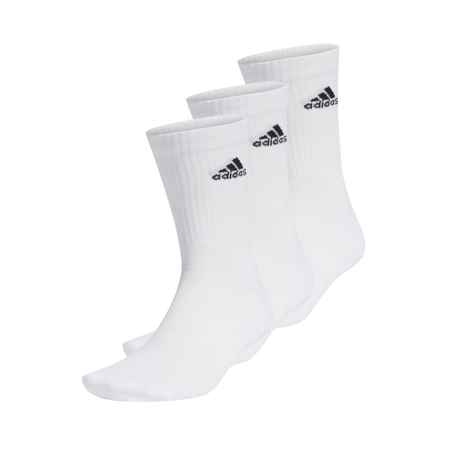 Adidas Cushioned Crew Socks 3 Pairs - White