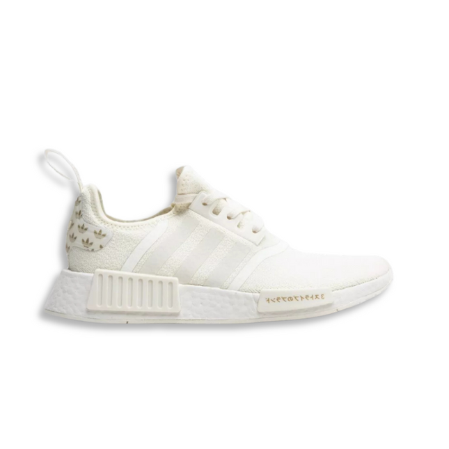 Adidas Originals NMD R1 White Gold The Back Wall Sneakers