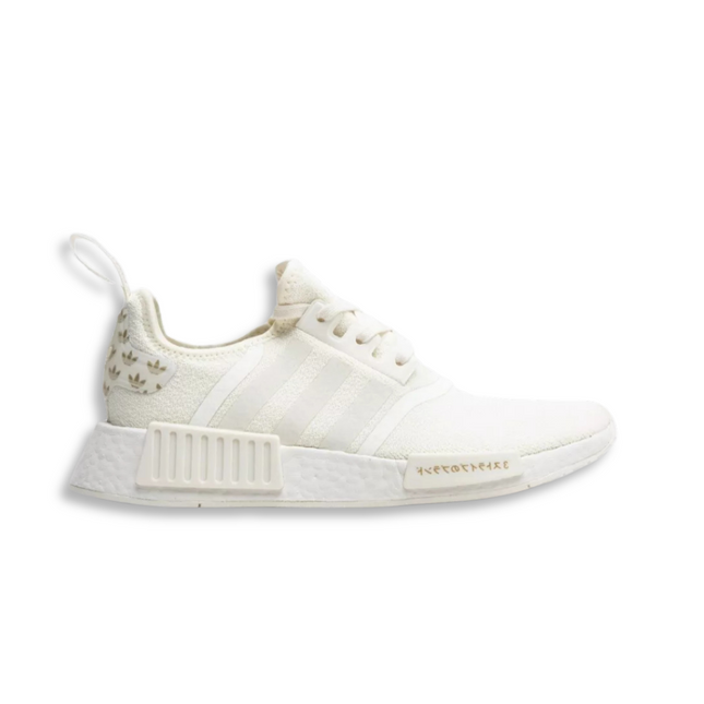 Adidas nmd r1 white and gold best sale