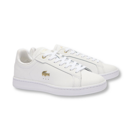 Lacoste Carnaby Pro 124 1 White Gold (Women's)