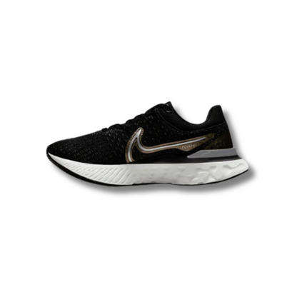 Nike React Infinity Run Flyknit 3 - Black Metallic Silver