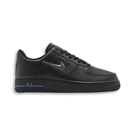 Nike Air Force 1 Jewel Black / Dark Grey - Racer Blue