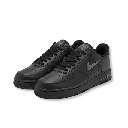 Nike Air Force 1 Jewel Black / Dark Grey - Racer Blue