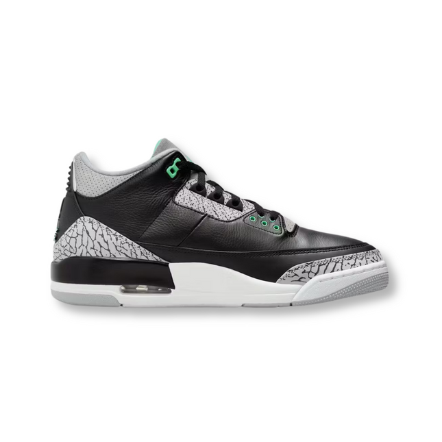 Nike Air Jordan 3 Retro - Black Green Glow