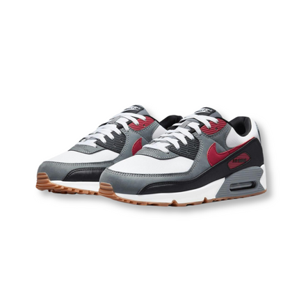 Nike Air Max 90 White Team Red Cool Grey