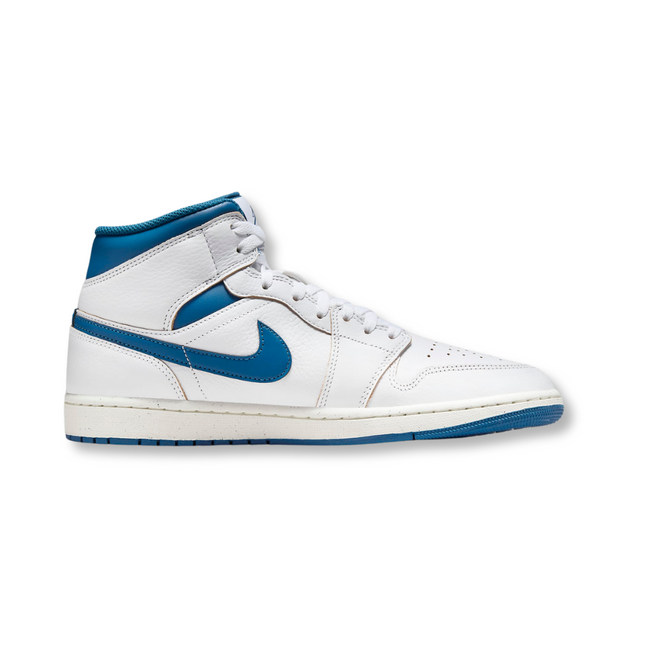 Nike Air Jordan 1 Mid SE - White Industrial Blue