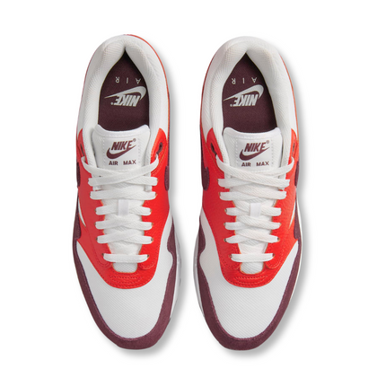 Nike Air Max 1 - White Burgundy Crush