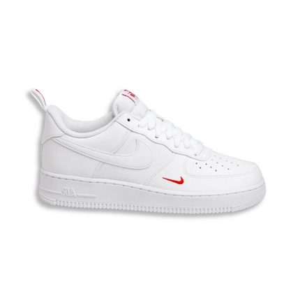 Nike Air Force 1 '07 'White University Red'