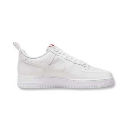 Nike Air Force 1 '07 'White University Red'