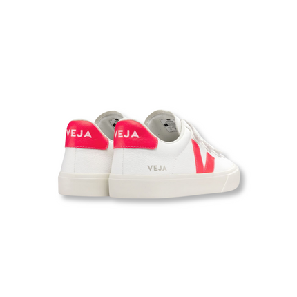 VEJA Recife White Rose Fluo Men's Women's Lifestyle Shoes Heel Details