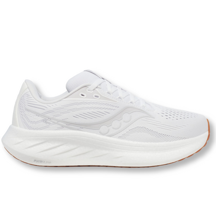 Saucony Ride 18 White Gum Women's Running Sneakers
