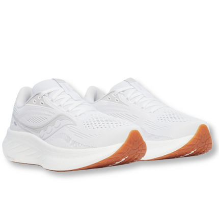 Saucony Ride 18 White Gum Women's Running Sneakers Toe Details