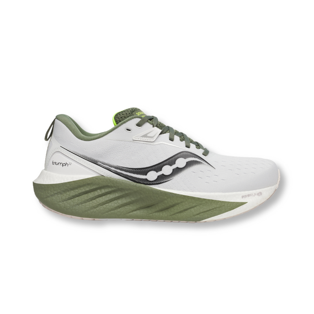 Saucony Triumph 22 White Olivine