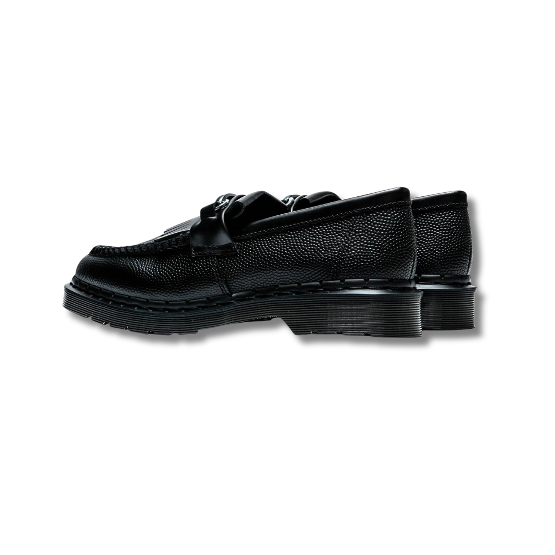 Dr. Martens Adrian Snaffle Loafer Black Atlas Pebble Grain The