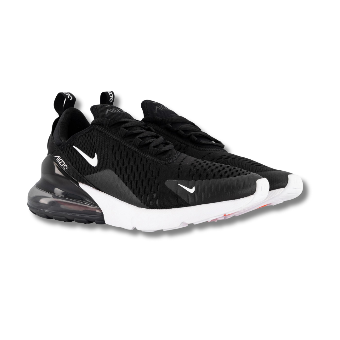 Nike Air Max 270 Black White The Back Wall Sneakers