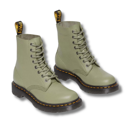 Dr. Martens 1460 Pascal Virginia Boots - Muted Olive