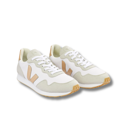 VEJA SDU Alveomesh White Platine Men's Women's Lifestyle Sneakers Front View