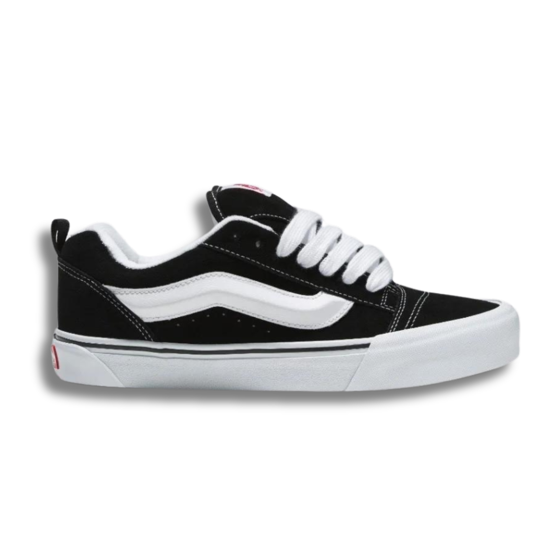 Vans KNU Skool Black White Sneakers The Back Wall