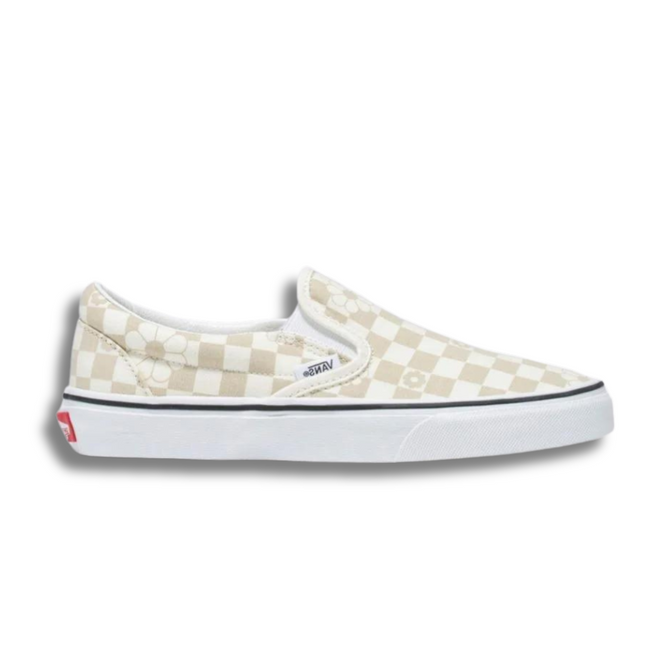 Vans Classic Slip On - Floral Check Marshmallow