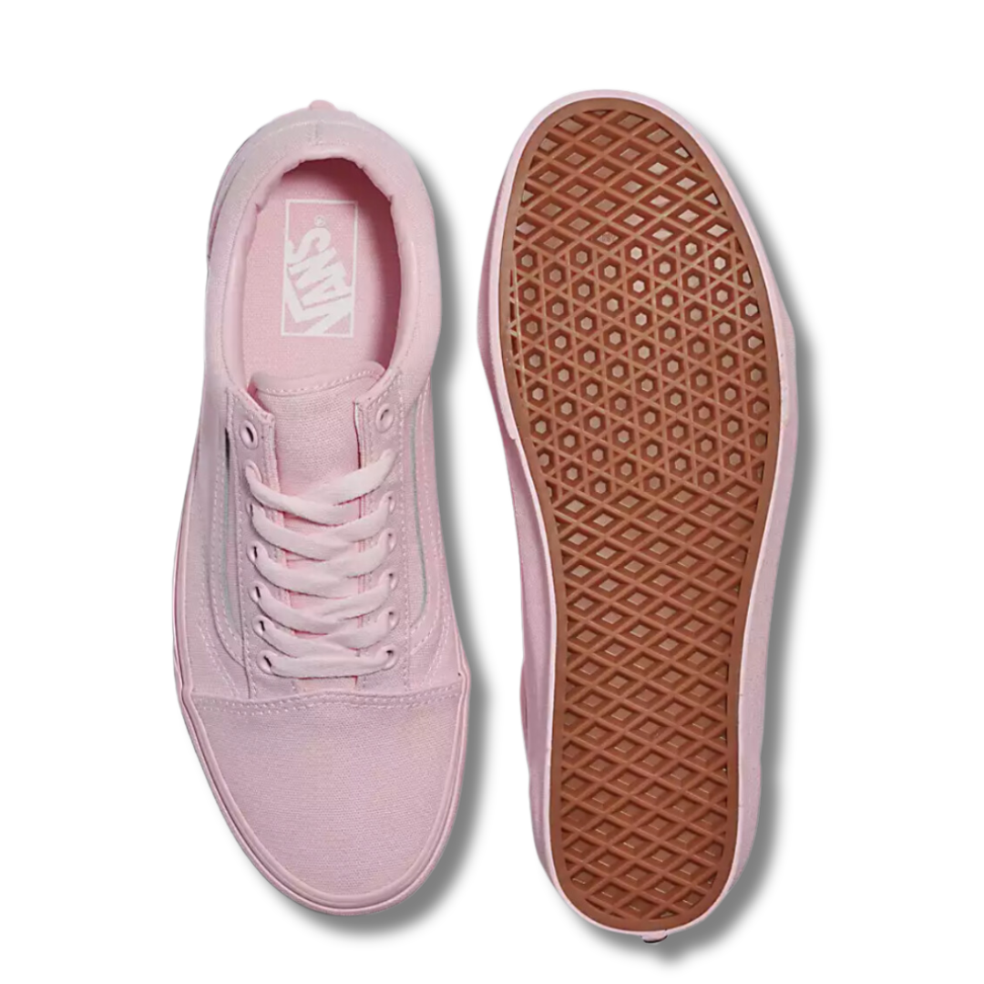 Vans Old Skool Pastel Mono Pink The Back Wall Sneakers