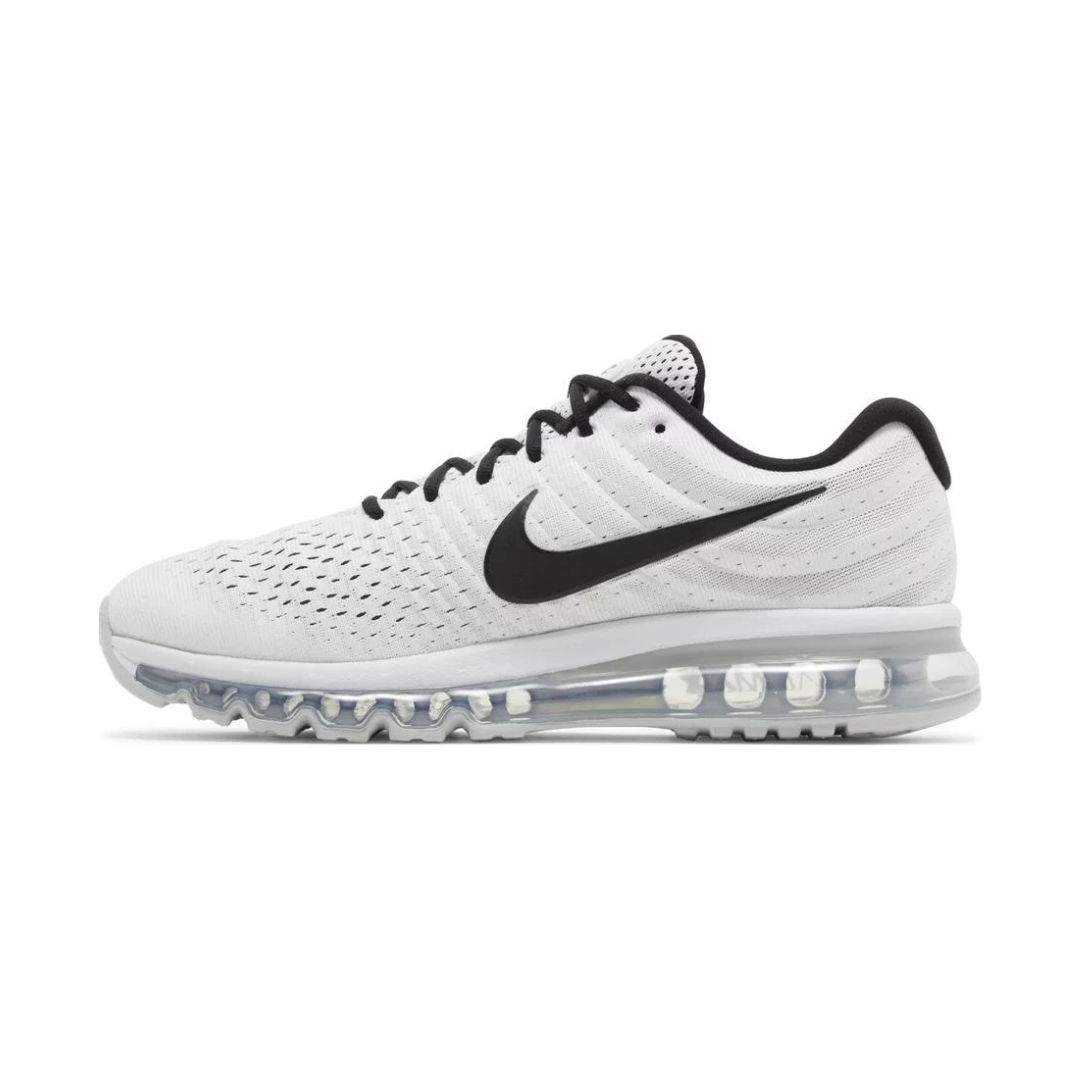 Men's air max 2017 running shoes black/white hot sale