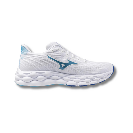 Mizuno Wave Sky 8 (Women's) - White Mugen Blue