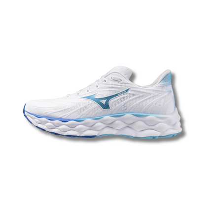 Mizuno Wave Sky 8 (Women's) - White Mugen Blue