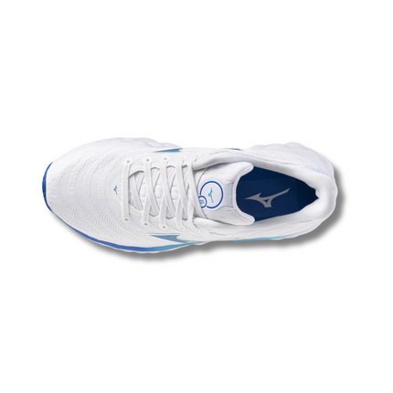 Mizuno Wave Sky 8 (Women's) - White Mugen Blue