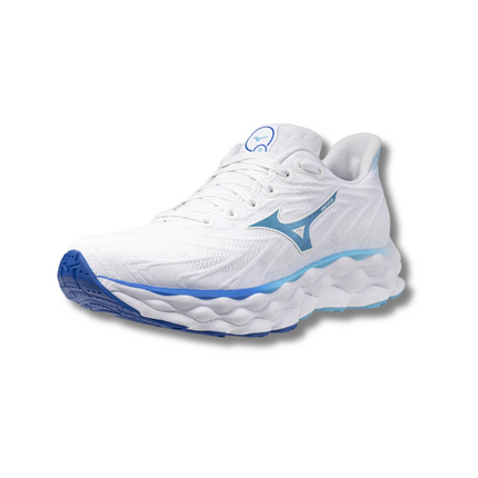 Mizuno Wave Sky 8 (Women's) - White Mugen Blue